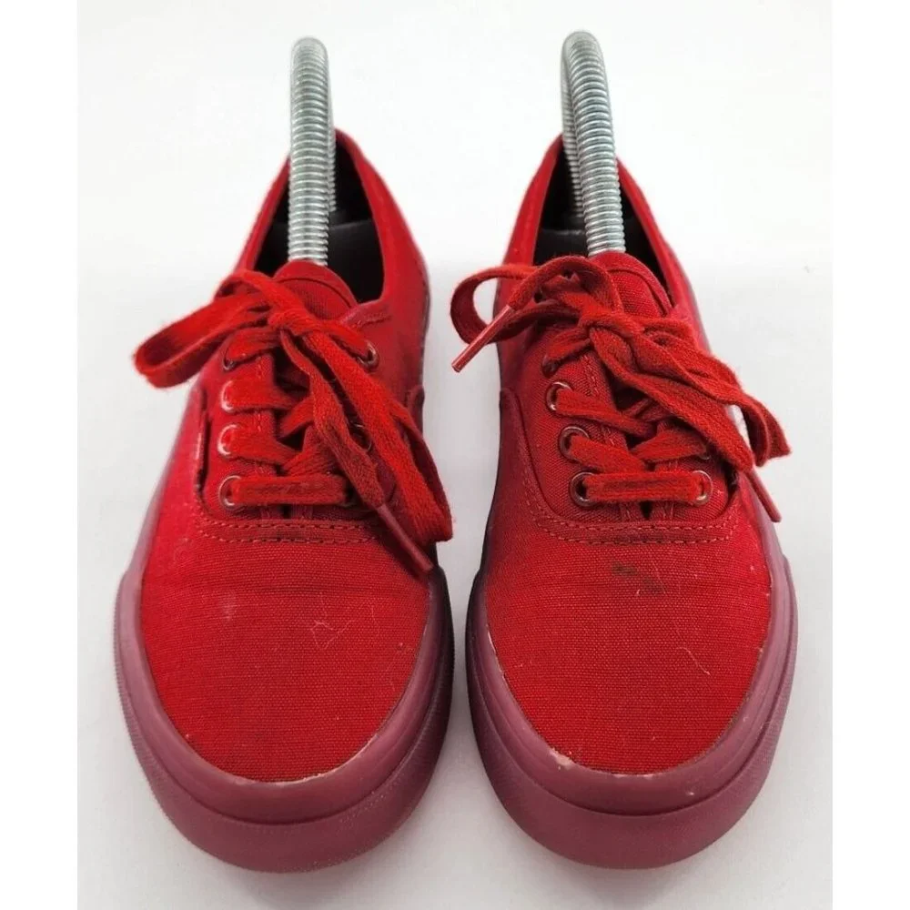 VANS Old Skool Translucent Skate Shoes Red Monochrome Youth Kids Size 1 With Box